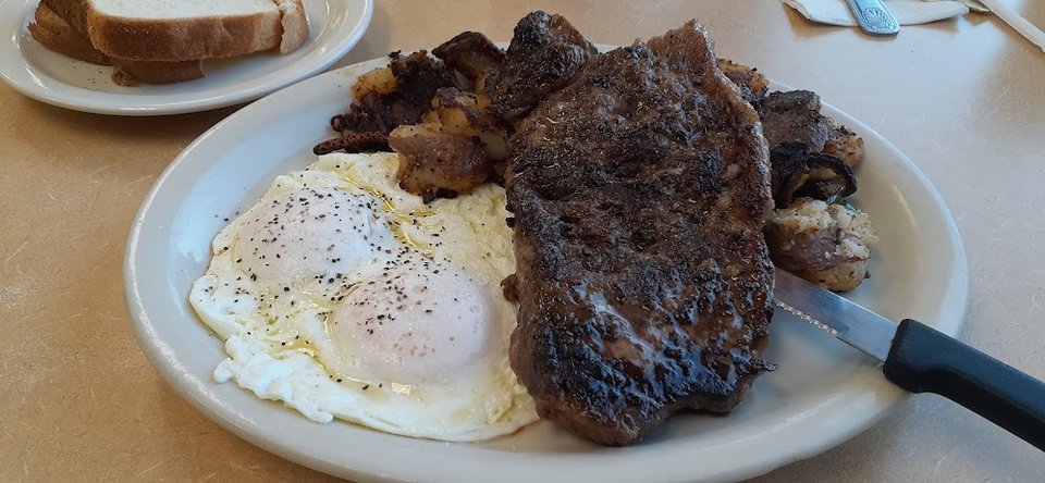 Steak and Eggs with Home Fries