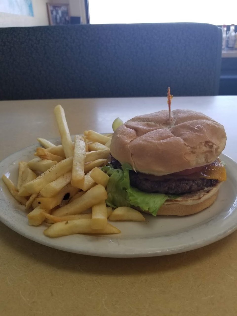 Burger and Fries