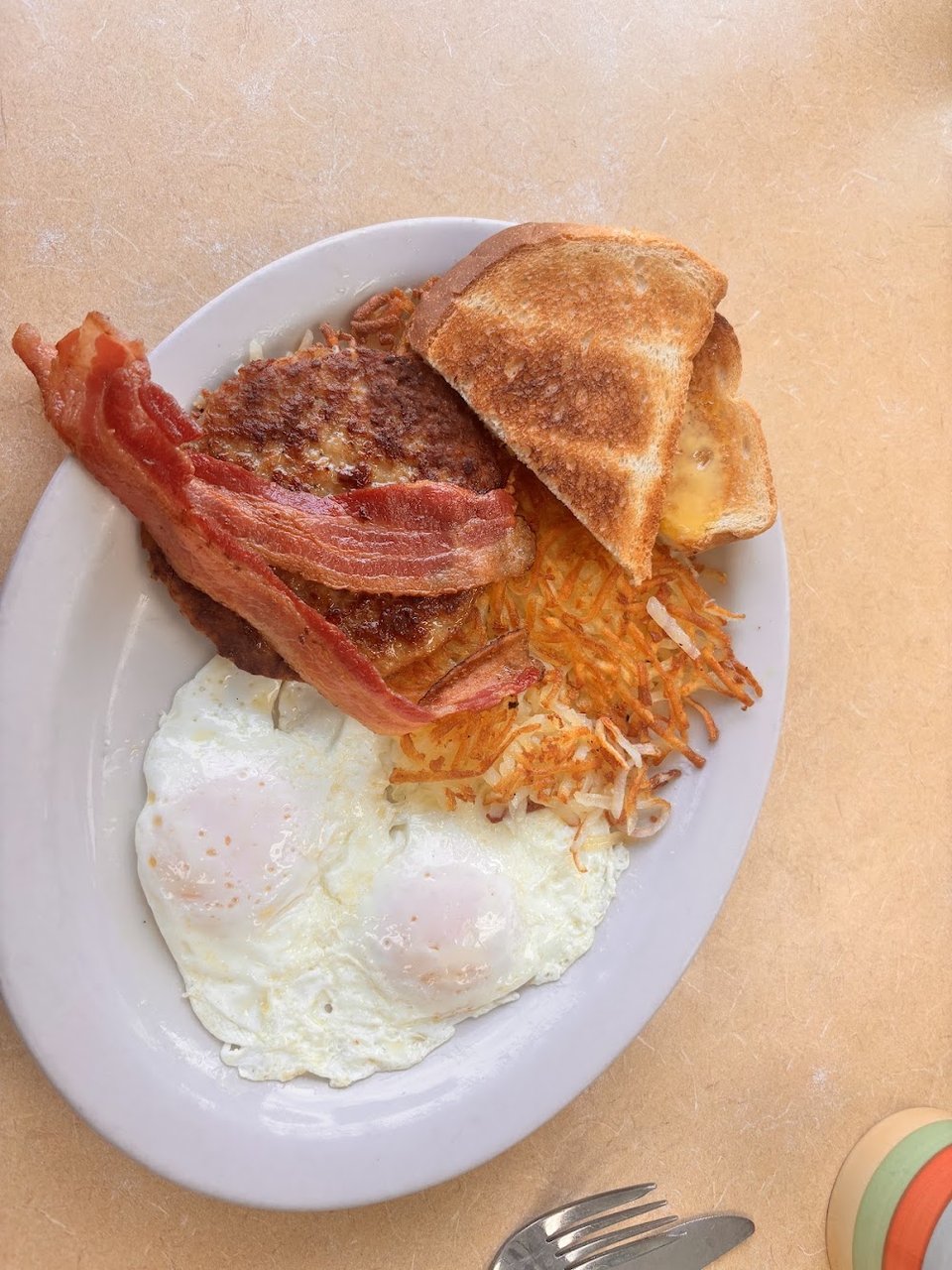 Bacon and Two Eggs